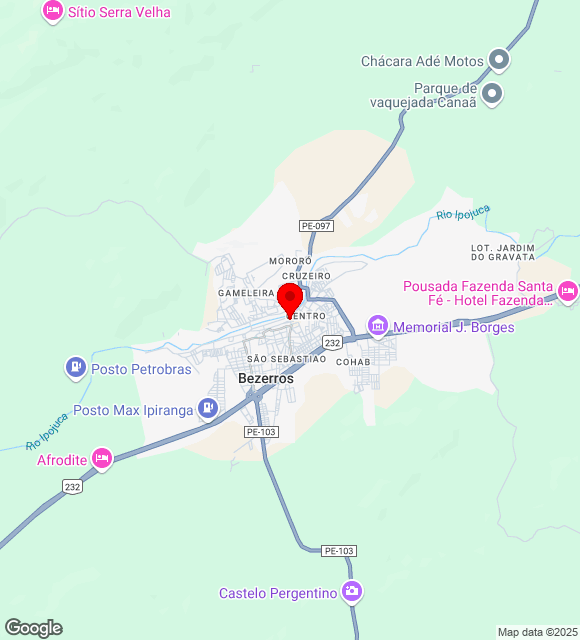 Mapa da localização
