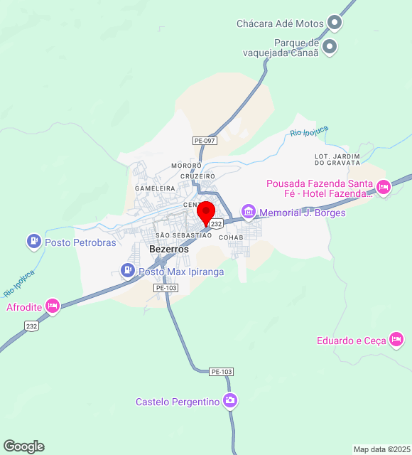 Mapa da localização