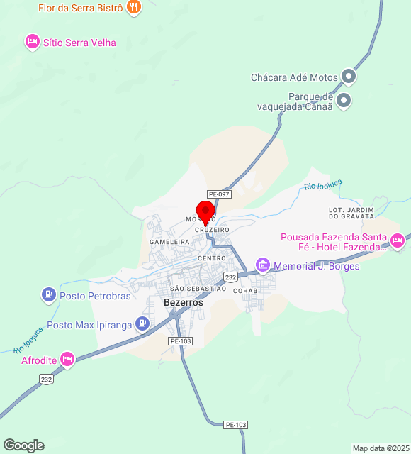 Mapa da localização