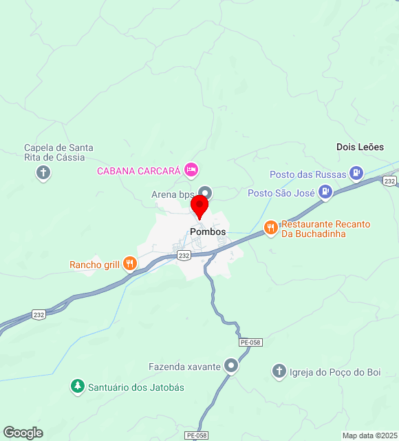 Mapa da localização
