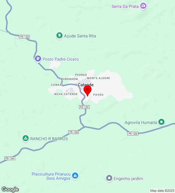 Mapa da localização
