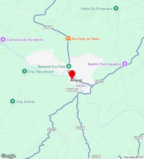 Mapa da localização