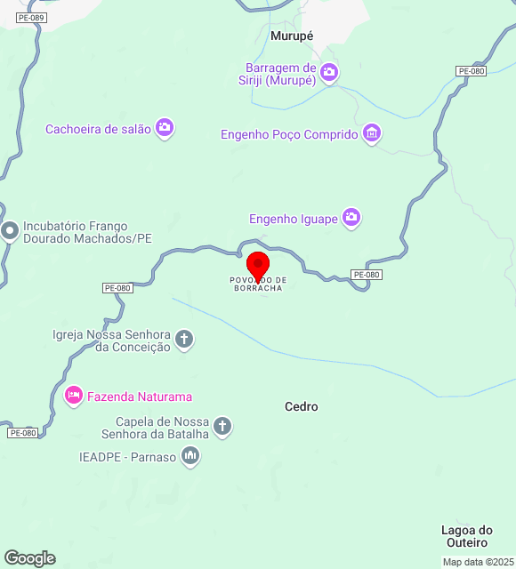 Mapa da localização