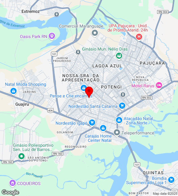 Mapa da localização