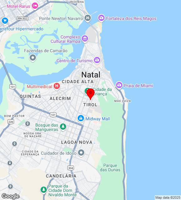Mapa da localização
