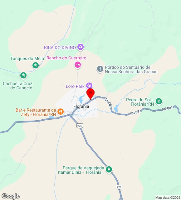 Mapa da localização