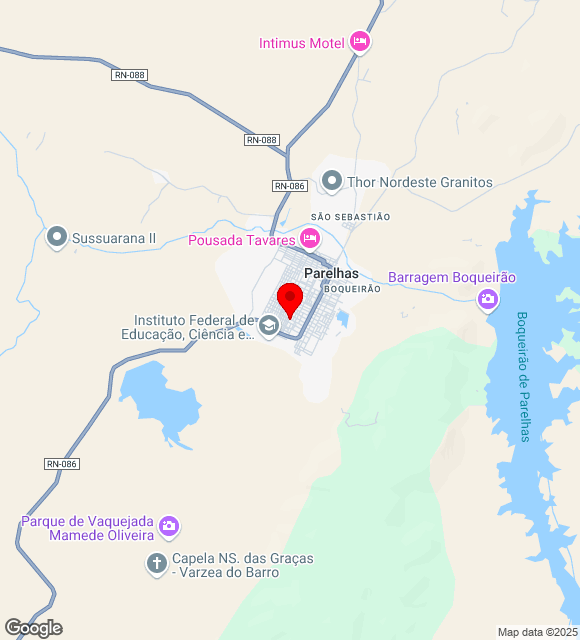 Mapa da localização