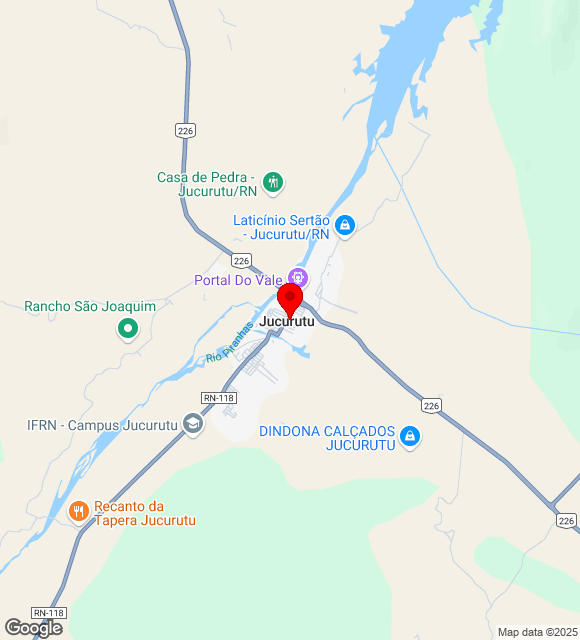 Mapa da localização