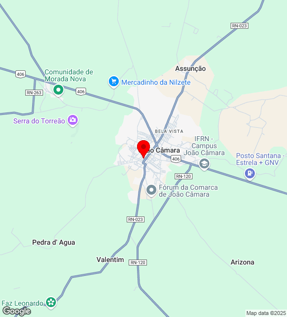 Mapa da localização