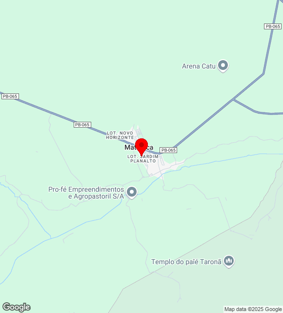 Mapa da localização