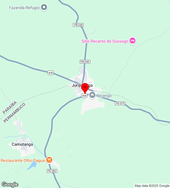 Mapa da localização
