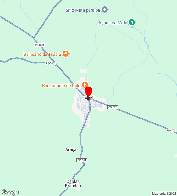 Mapa da localização
