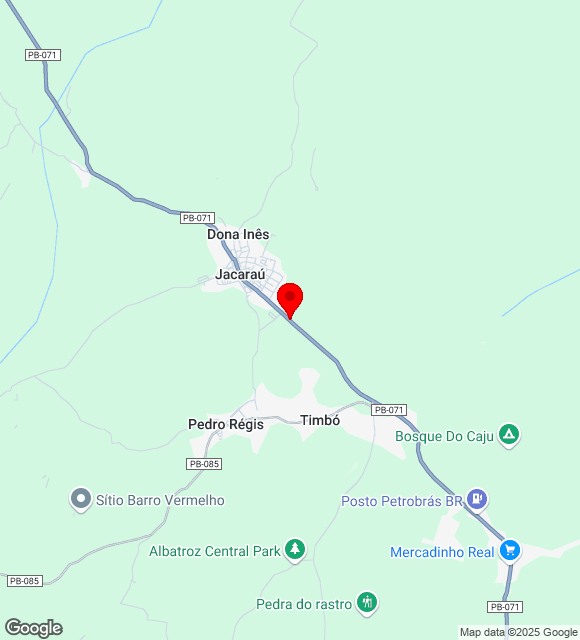 Mapa da localização