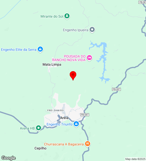 Mapa da localização