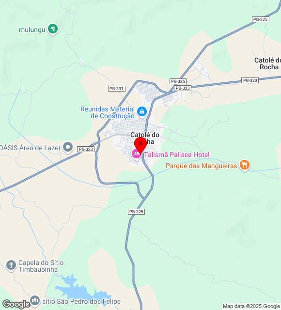 Mapa da localização