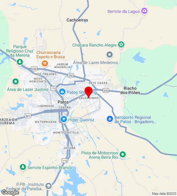 Mapa da localização