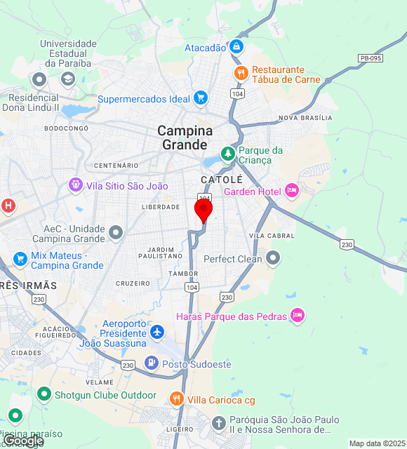 Mapa da localização
