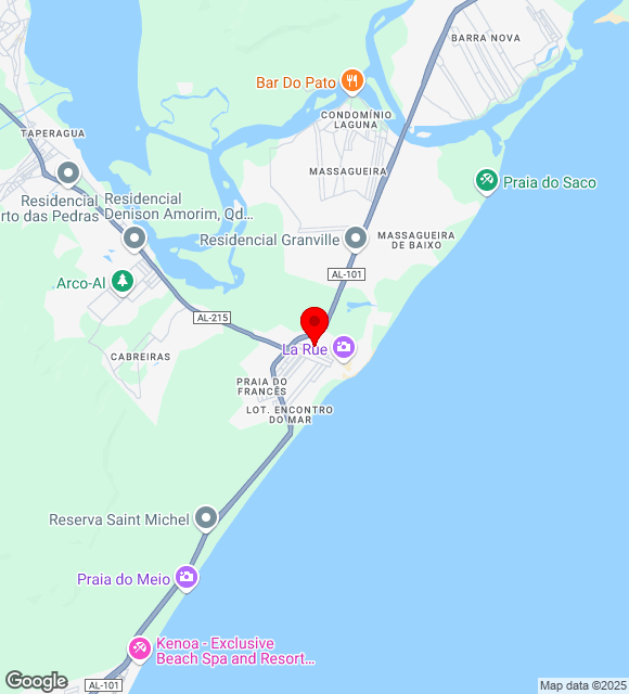 Mapa da localização