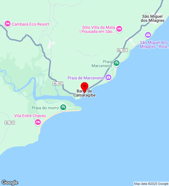 Mapa da localização