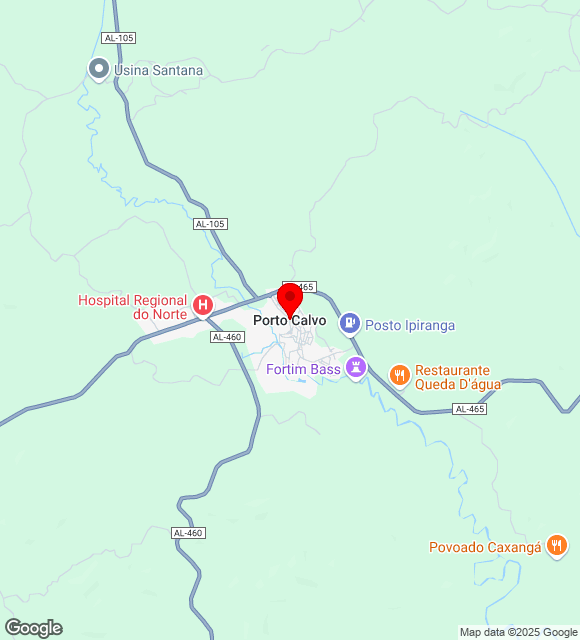 Mapa da localização