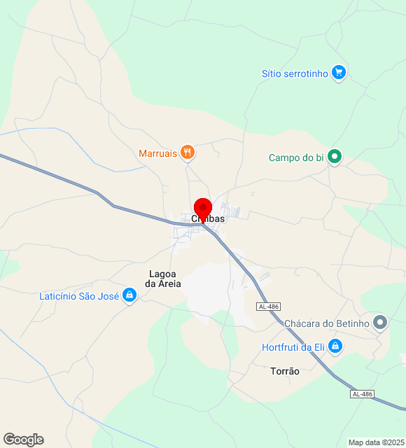 Mapa da localização