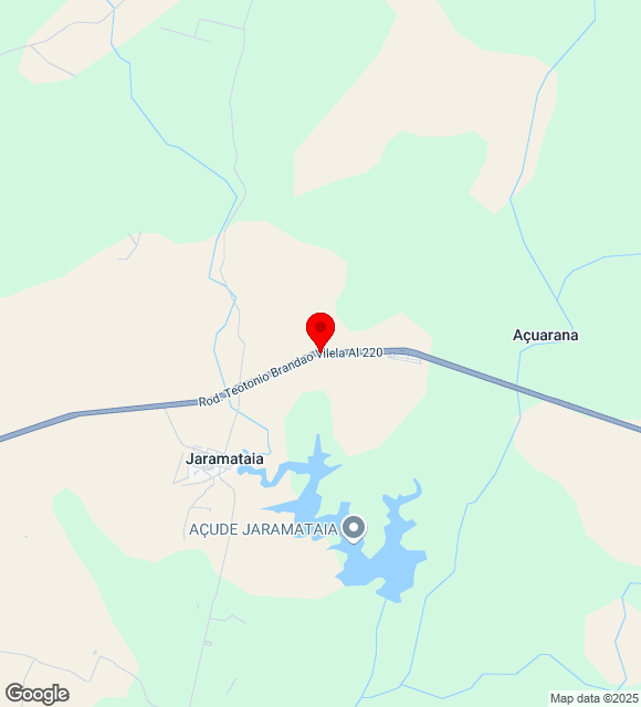 Mapa da localização