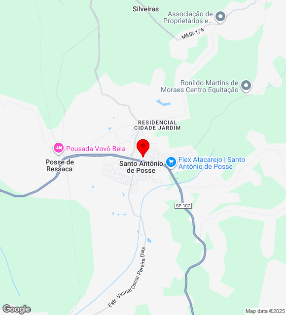 Mapa da localização