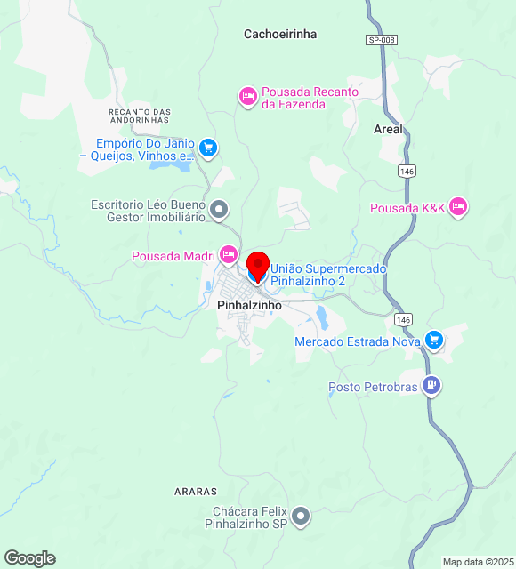 Mapa da localização