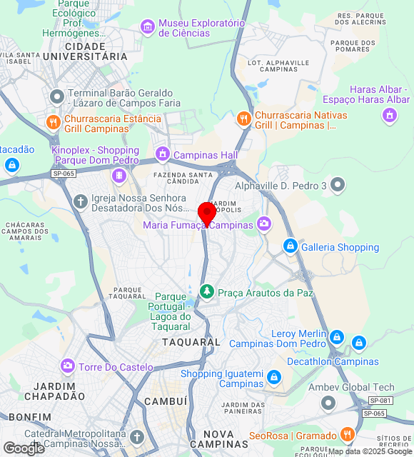 Mapa da localização