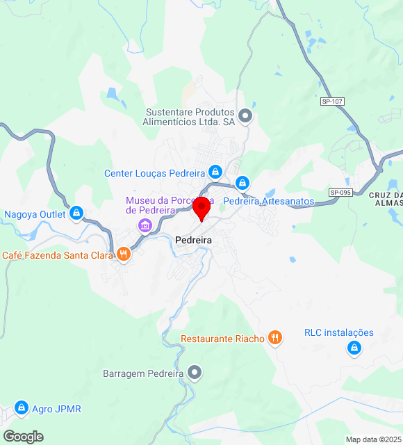 Mapa da localização
