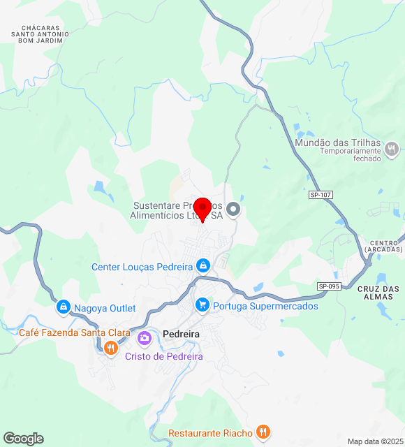 Mapa da localização