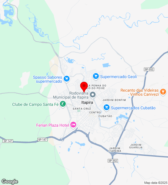 Mapa da localização