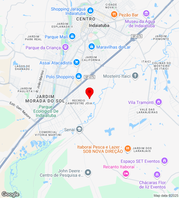 Mapa da localização