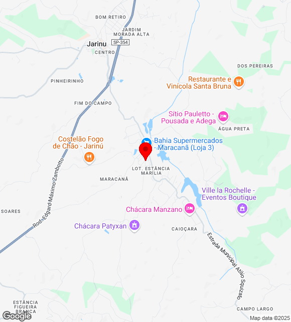 Mapa da localização