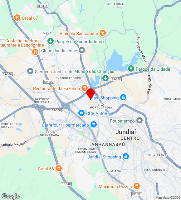 Mapa da localização