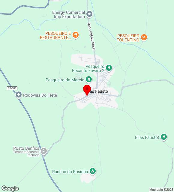 Mapa da localização