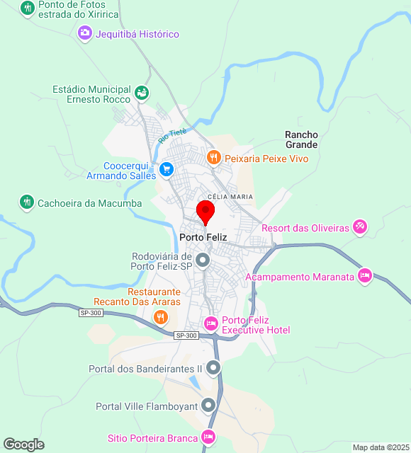 Mapa da localização