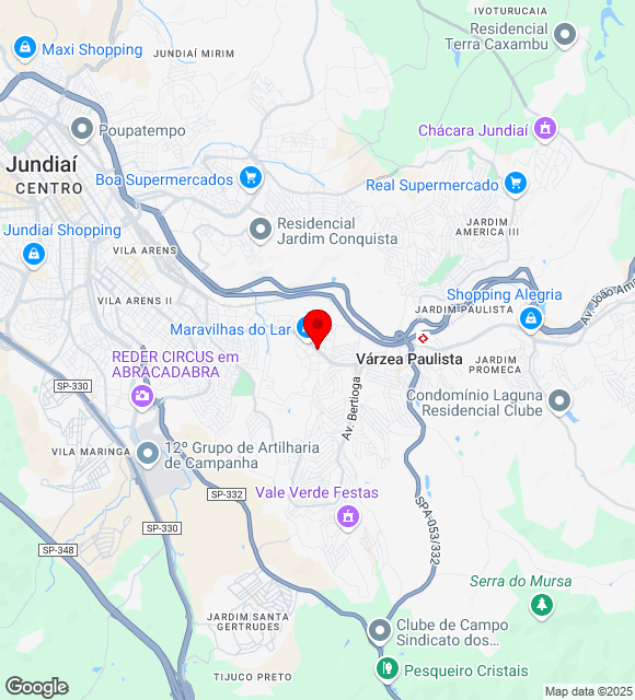 Mapa da localização