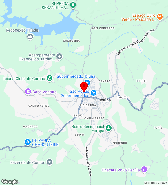 Mapa da localização