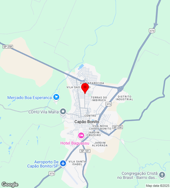 Mapa da localização