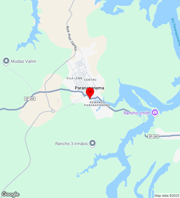 Mapa da localização