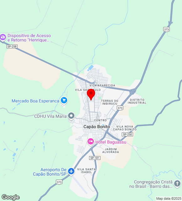 Mapa da localização