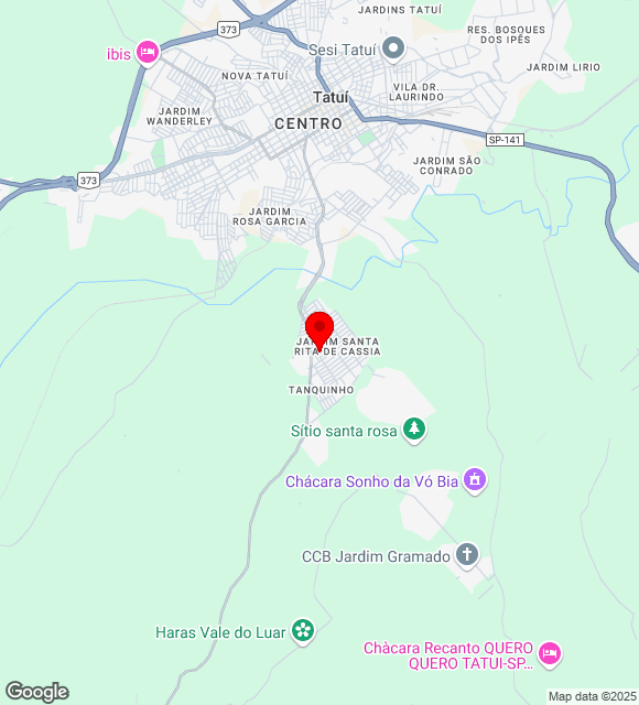 Mapa da localização