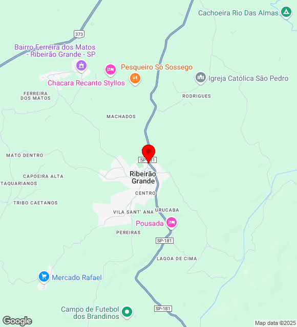 Mapa da localização