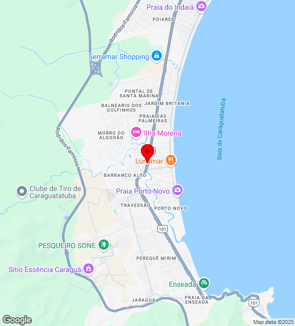 Mapa da localização