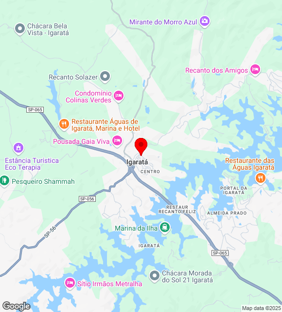 Mapa da localização