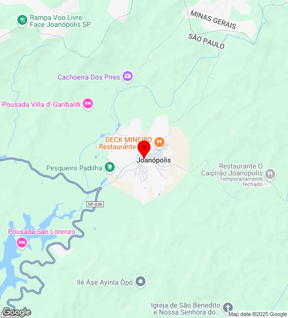 Mapa da localização