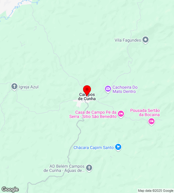 Mapa da localização
