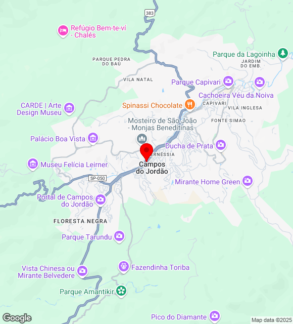 Mapa da localização