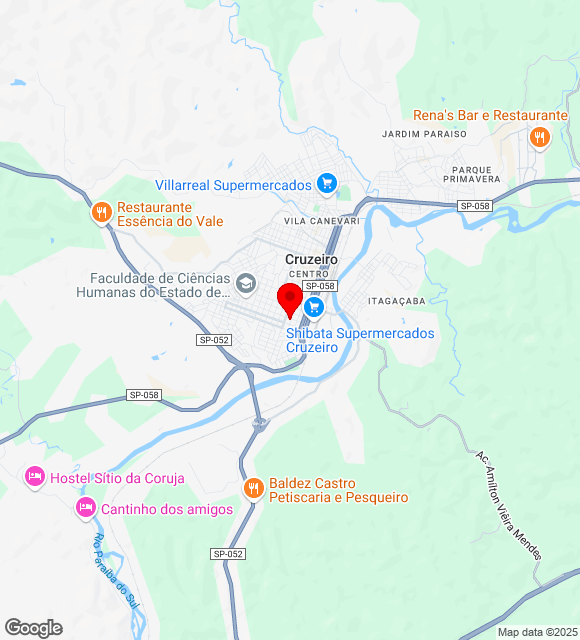 Mapa da localização